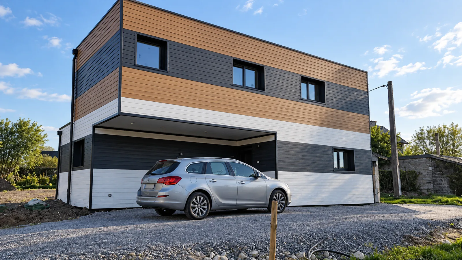 La Dunkerque — maison conteneur à étage 120 m²