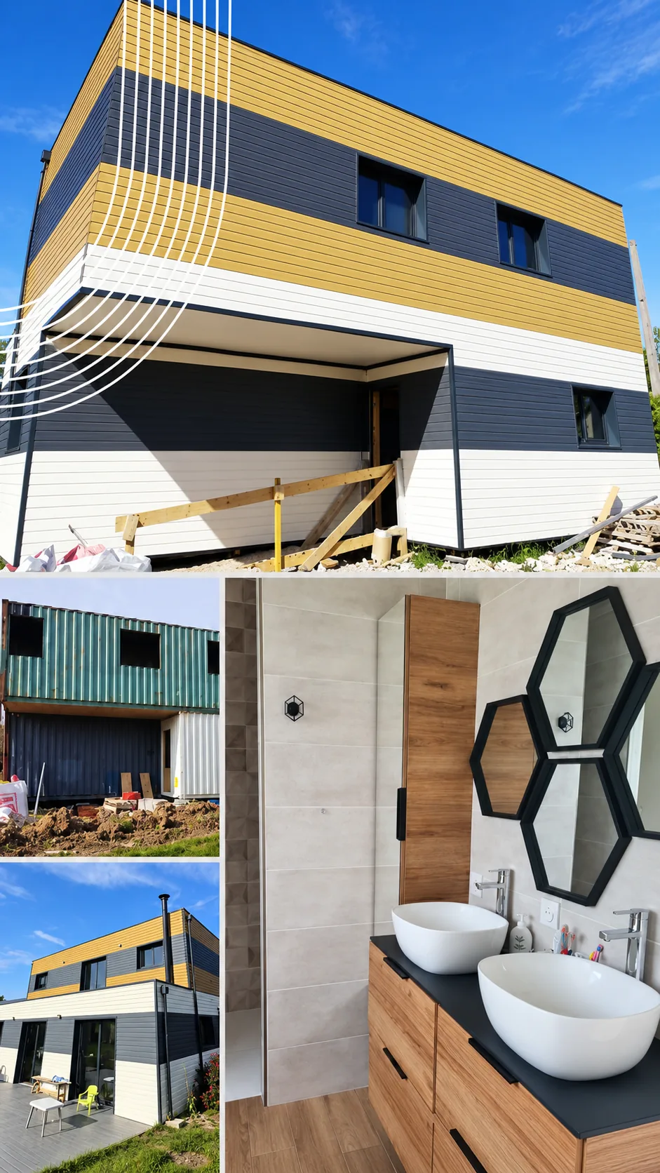 Chantier du réseau JDK Concept — intérieur et ossature
