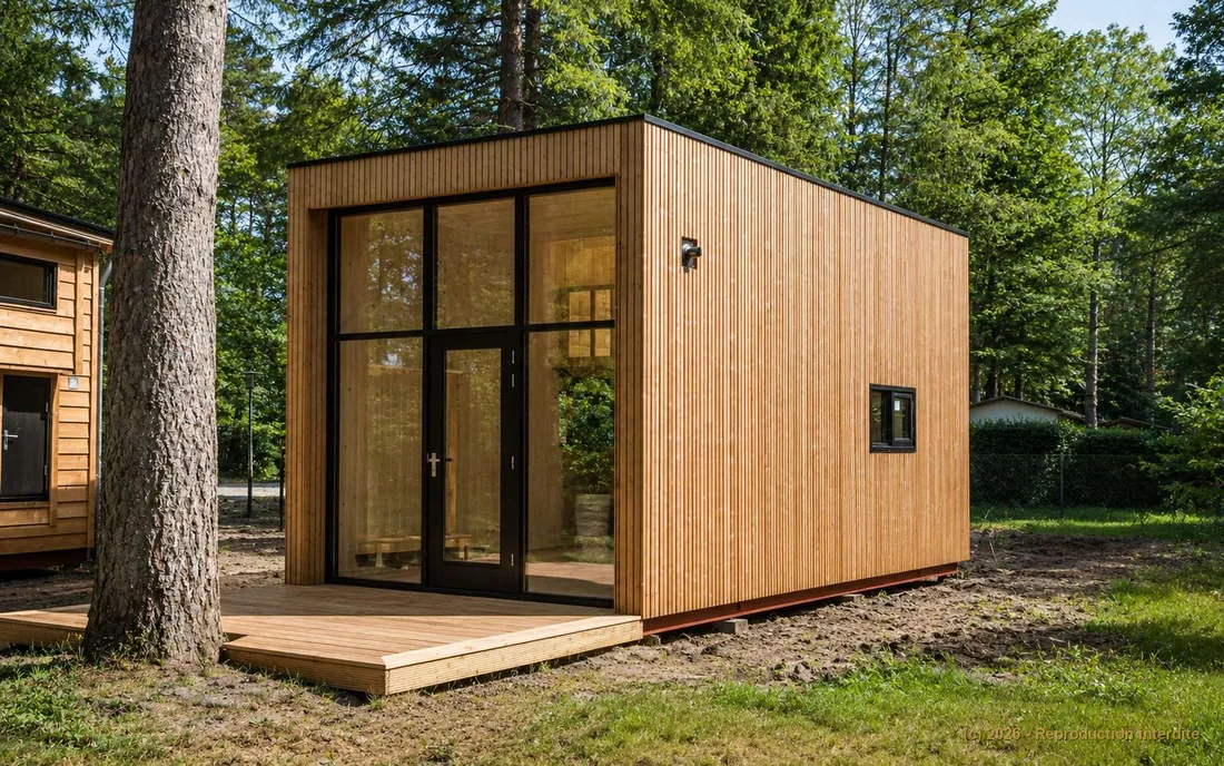 Tiny house — construction container
