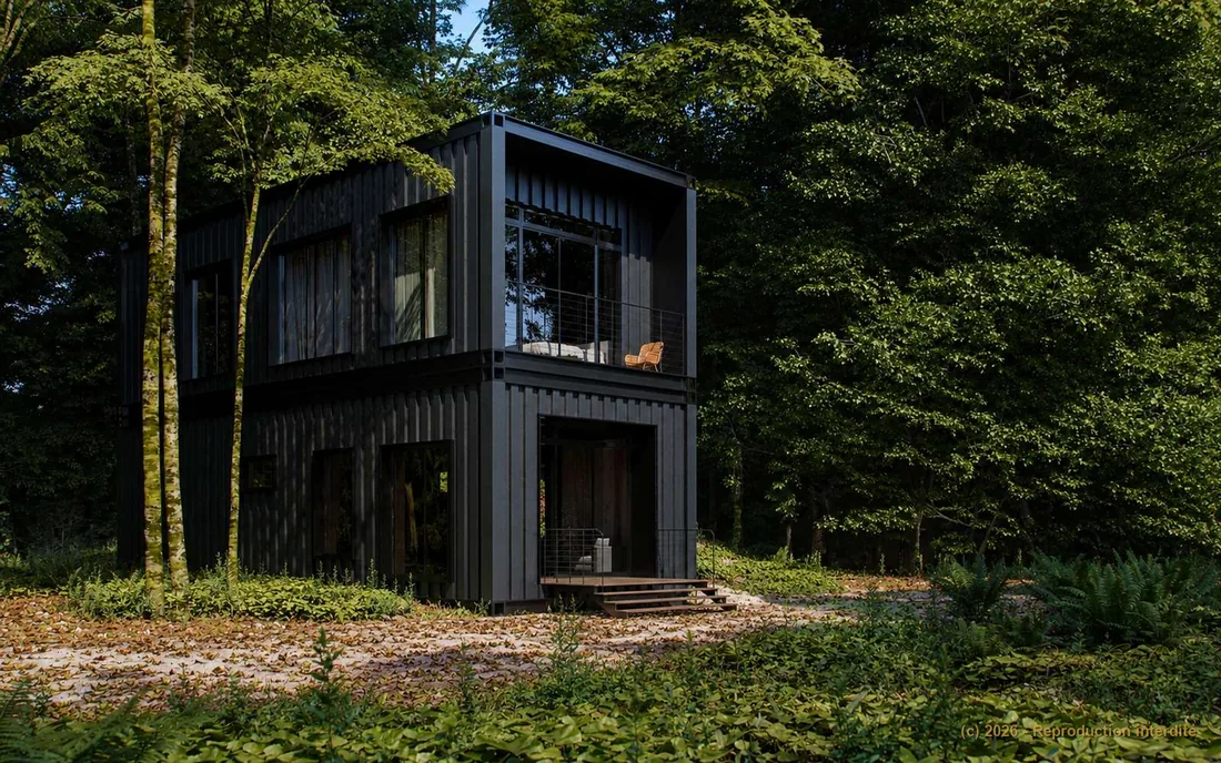 Tiny house — construction container