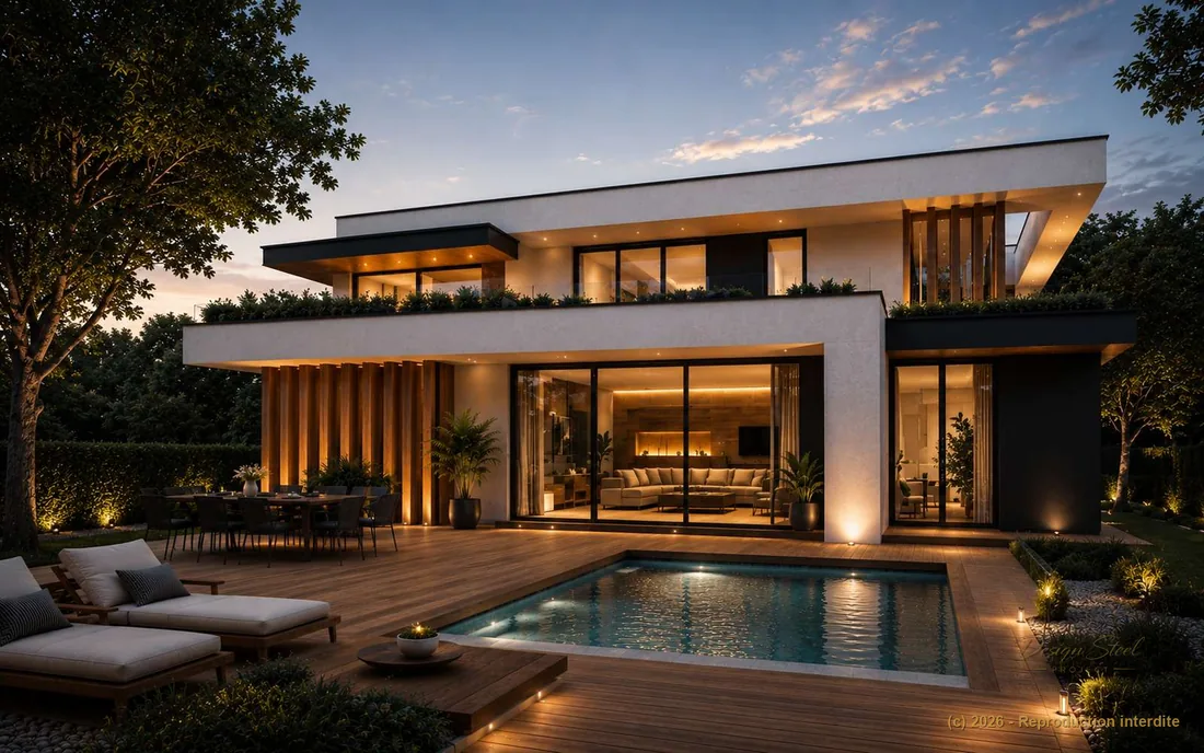 Villa Signature — construction container